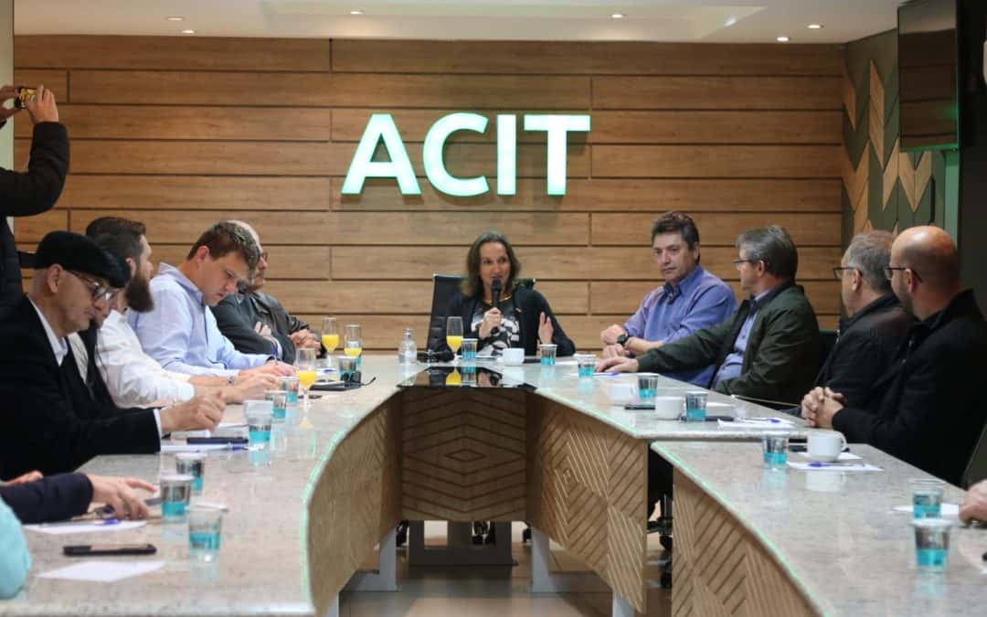ACIT recebe o presidente da Frente Parlamentar Agropecuária (FPA), Sergio Souza