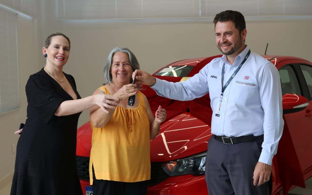 ACIT entrega Fiat Argo sorteado em dezembro na campanha ‘Um ano inteiro de prêmios’