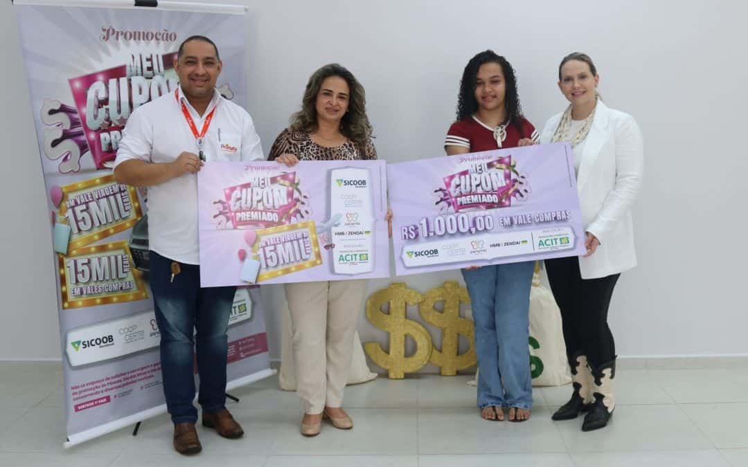 Campanha Meu Cupom Premiado: primeira fase é encerrada com a entrega de um vale-viagem de R$ 15 mil