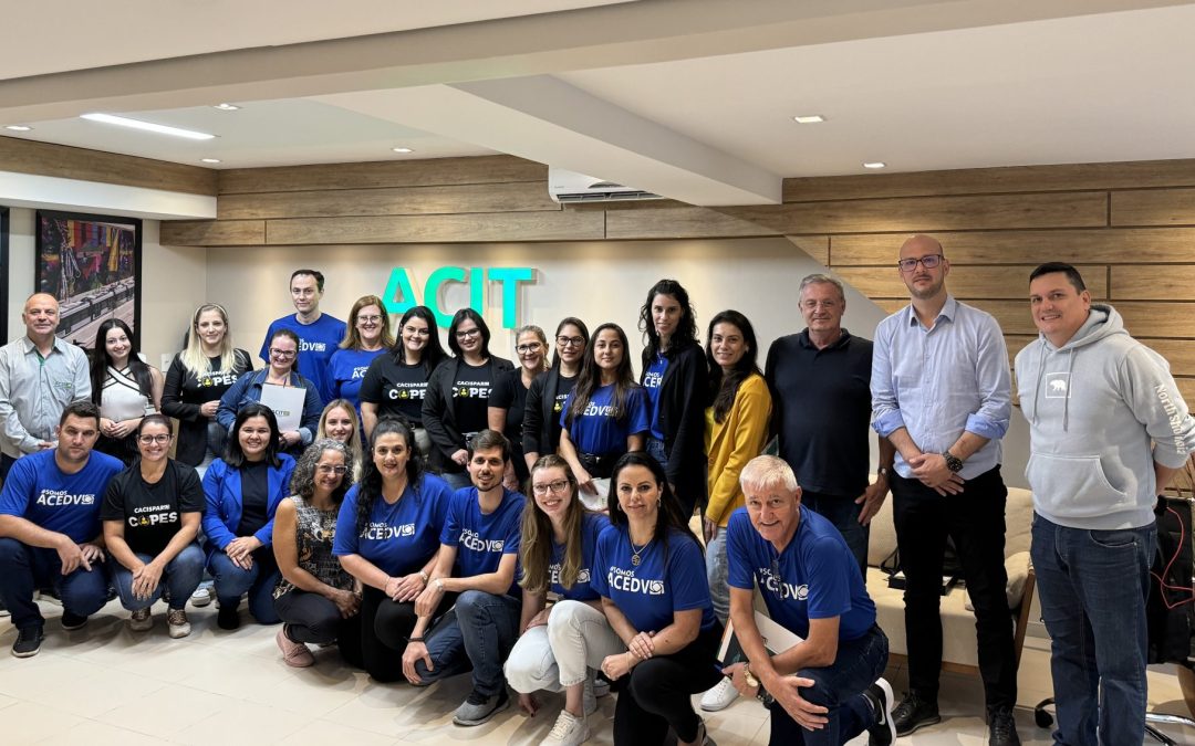 ACIT recebe visita da Coordenadoria das Associações Comerciais e Empresariais do Sudoeste do Paraná (Cacispar)