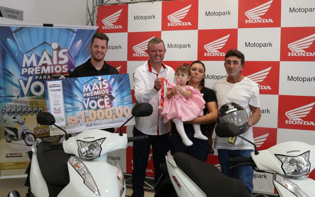 ACIT entrega motocicletas sorteadas no mês de abril na campanha ‘Mais Prêmios para Você’